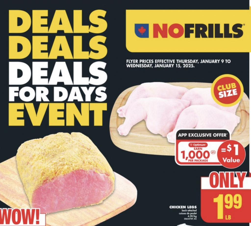 No Frills Flyer Special Coupons 8 Jan 2025