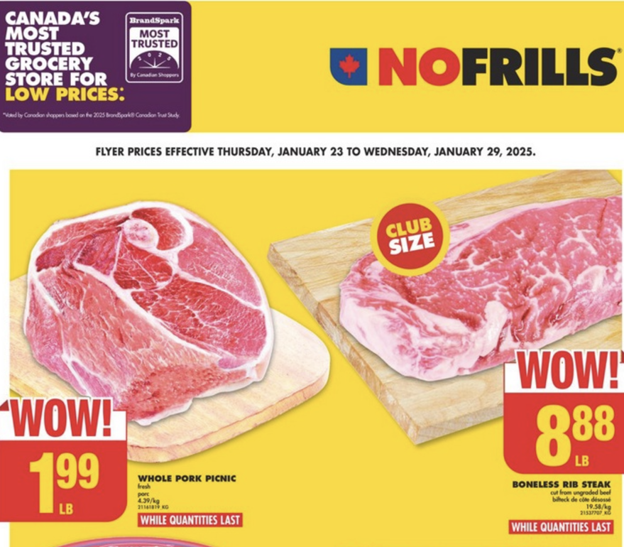 No Frills Flyer Special Sales 22 Jan 2025